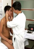 Kinky gay doctor fucking young patient