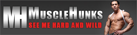 MUSCLE HUNKS banner and link